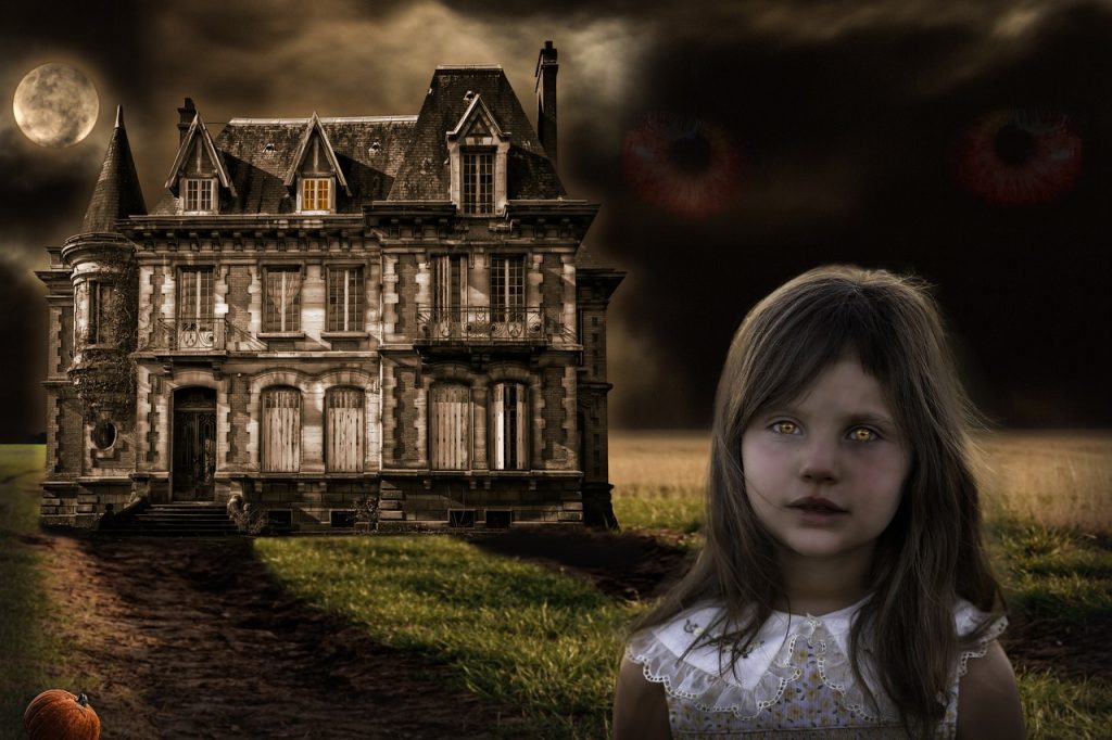 halloween, maison, chilling, mystery, fear, mansion, manoir